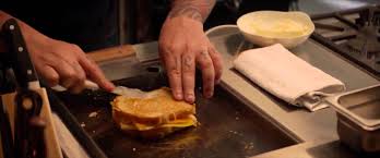 Chef 2014 Grilled Cheese Scene With Jon Favreau Gruyere Cheddar Parmesan Sourdough Butter Food Specialty Sandwiches Fool Proof Recipes