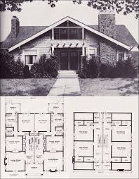 The word craftsman speaks for itself. The California Craftsman Style Side By Side Duplex 1923 Standard Homes Company House Plans Of The 1920s