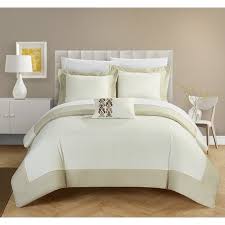 Hotel collection king duvet cover opalescent oyster d08147. Customer Favorite Chic Home 4 Piece Uma Modern Two Tone Reversible Hotel Collection With Embellished Borders And Embroidery Decor Pillow King Duvet Cover Set Beige Accuweather Shop