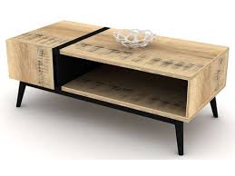 Table Basse Design Conforama Table Basse Ethnica Coloris Gris Noir En 2020 Table Basse Table Basse Rectangulaire Et Table Basse Design