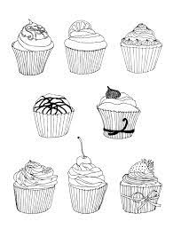 Feel free to download and print for coloring purposes. Coloriage Cup Cakes Coloriages Difficiles Pour Adultes Cupcake Coloring Pages Food Coloring Pages Free Coloring Pages