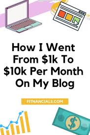 How I Went From 1k Per Month To 10k Per Month On My Blog In 1 Year About Me Blog Blog Make Money Blogging
