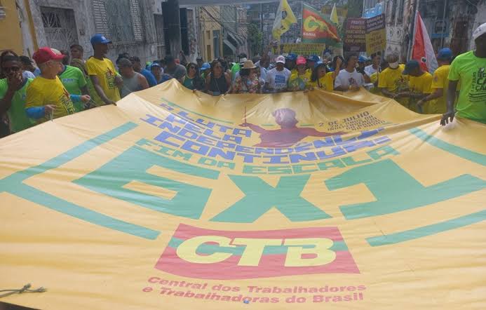 CTB participa das celebrações do 2 de Julho e reafirma compromisso com as lutas do povo brasileiro