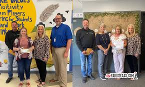 Mathews Auto Group pays it forward by awarding two NLISD staff members with  gift cards