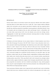 Pdf Templat Jawapan Forum 5