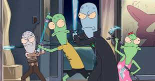It's rick and morty with some authentic aussie humor thrown in. Solar Opposites Attract As Hulu S Hilarious New Show Channels Rick And Morty Cnet