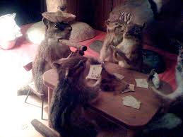 Quirky Taxidermy Dioramas Liven Up Funerals In Madison Taxidermy Chipmunks Quirky