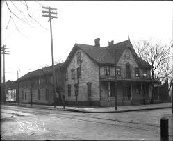 Side View Of Dr Judson S Residence Dpl Damside View Of Dr Henry C Judson S Residence A Gothic Revival Style Wood Detroit History Detroit Houses Michigan