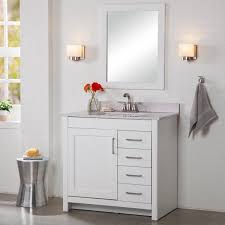 Get free shipping on qualified 30 inch vanities bathroom vanities or buy online pick up in store today in the bath department. Home Decorators Collection Westcourt 36 In W X 21 In D X 34 In H Bath Vanity Cabinet Only In White Wt36 Wh The Home Depot