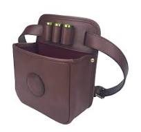 TOURBON Leather Waist Rifle Cartridge Bag Shotgun Ammo Shell ...
