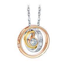 Qianse I Love You Mom Necklaces For Women Mothers Day Gifts From Daughter Son Swarovski Crystals Pendant Necklace Birthday Gifts Crystal Necklace Pendant Mom Engraved Engraved Necklace