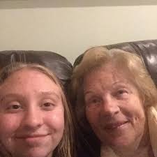 Learning about Grandma's younger life.