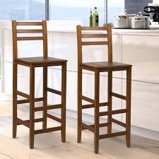 2pc 43 H Counter Height Chair Patio Bar Stool Armless Seat Acacia Wood Indoor 842525122085 Ebay In 2020 Pub Chairs Patio Bar Stools Bar Height Chairs