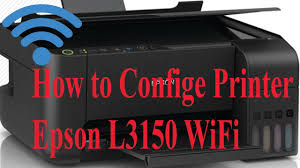 How To Confige Printer Epson L3150 With Wifi Youtube