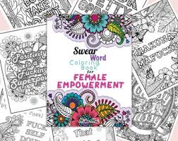 The original format for whitepages was a p. Swear Word Coloring Etsy