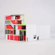 1 100 Structural Model Les Ballets C De La B Lod Ghent Belgium Dvvt Architecten Structural Model Architecture Model Architecture