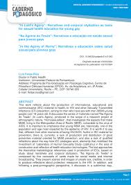 PDF) In Lusts Agony: Narratives and corporal stylization as tools for  sexual health education for young gay