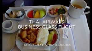 The thai airways kuala lumpur lounge really shows what is wrong with thai. Thai Airways Business Class Tg416 Kuala Lumpur Bangkok Boeing 777 300er Trip Review Youtube