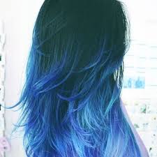 The fade begins very close to the 12. Blue Is The Coolest Color 50 Blue Ombre Hair Ideas Hair Motive Hair Motive