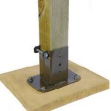 Thickest steel on the market. 4x4 Metal Fence Post Shoe Socket Wooden Post Holder