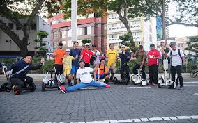 Kl car free day and into a breakfast cafe ride. Kl Car Free Morning Ninebot Segway Malaysia