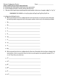 But the key to practice is first trying the. 12 First Class Electrons Configuration Practice Worksheet Tongue Kindergarten 3rd Grade Place Value Test Pdf Road Trip Budget Addition And Subtraction Weekly Sheet Calamityjanetheshow