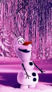 Olaf In A Pink Forest Disney Wallpaper Disney Olaf Wallpaper Iphone Disney