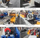 Box Beam Steel Roll Forming Machine For Shelf Column ...