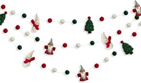 Dark teal, red, bubblegum, sea foam, dusty pink, olive, and white. Amazon Com Pinkblume Wool Felt Christmas Garland Wool Felt Snowman Xmas Tree Santa Claus Banner Pom Pom Garland Bunting Christmas Decortation For Home Fireplace Windows Indoor Outdoor Christmas Decor Health Personal Care