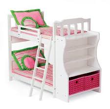 Product titletriple doll bunk bed with ladder and gingham mats (f. My Twinn Doll S Heart Bunkbed By My Twinn 134 00 Your My Twinn Doll And Her Bff Will Have Sweet Dreams In This Bunk Bed F Doll Bunk Beds Doll Beds Bunk Beds