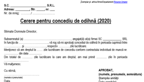 Decizie InternÄƒ Privind Programarea Planificarea Concediilor De OdihnÄƒ Pe Anul 2020 Gratuit Editabil È™i Actualizat Model Cabinetexpert Ro Blog Contabilitate