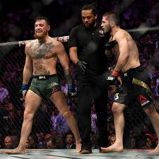 Strutting into fight week like. Khabib I Was Very Emotional During Conor Mcgregor Fight It Was My Mistake Bloody Elbow