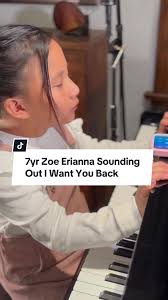 COOL DETERMINED KID DOESN’T NEED sheet music! 7yr Zoë Erianna uses perfect  pitch to sound out the beginning of I Want You Back by Jackson 5. Dad heard  her listening to the beginning