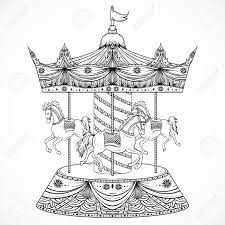 Maybe you would like to learn more about one of these? Http Previews 123rf Com Images Kateja Kateja1602 Kateja160200023 53339096 Vintage Karussell Hand Gezeichnet Vektor Illustratio Dessin Fete Forraine Graphisme