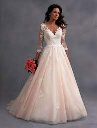 Alfred Angelo Style 2578 In Blush Ivory Pink Wedding Dresses Blush Pink Wedding Dress Light Pink Wedding Dress