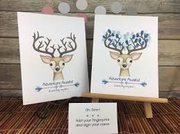 Instant Download Baby Shower Game Deer Fingerprint Guestbook Etsy In 2021 Gender Reveal Party Theme Baby Gender Reveal Party Gender Reveal Party