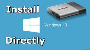 Select the option that boots the pc from the usb flash drive. How To Install Windows 10 Directly Onto Usb External Hard Drive Youtube