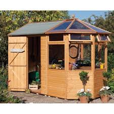 Scotland 7 Ft W X 10 Ft D Shiplap Reverse Apex Wooden Shed Wooden Sheds Greenhouse Shed Shed