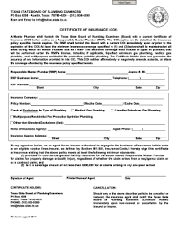 Texas department of insurance 333 guadalupe, austin tx 78701 | p.o. Certificate Of Insurance Form Fill Out And Sign Printable Pdf Template Signnow