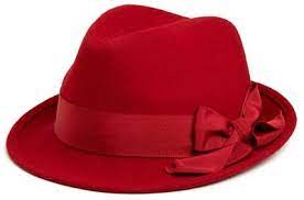 Red Fedora Me Womens Fedora Hats For Women Wool Fedora