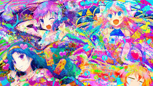 Colorful Anime Anime Girls Rokujouma No Shinryakusha Open Mouth Wallpaper Anime Wallpaper Anime Illustration Art Drawing