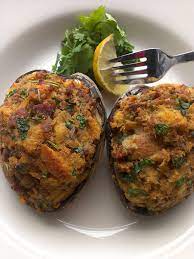 New England Stuffed Quahogs Stuffies Arthur S Cooking Stuffed Quahogs Clam Recipes Cooking