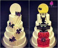 2 Sides Wedding Cake By Gateau De Lucine Http Cakesdecor Com Cakes 279130 2 Sides Wedding Cake Cake Wedding Cakes Cake Design