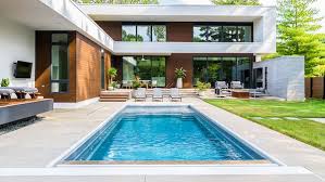 Floor plans & house plans with swimming pools. Imagine Pools Fiberglass Inground Swimming Pools Us Canada