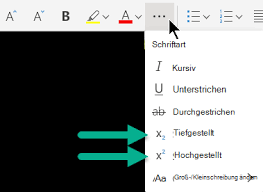 Check spelling or type a new query. Hochgestellte Oder Tiefgestellte Formatierungen Fur Text Office Support