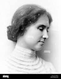 Helen Keller arrived