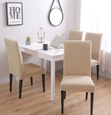 Various printed and solid color chair covers for your choices as they update furniture to fit your evolving style. 6 Pack Stretch Dining Chair Covers High Back Chair Protective Cover Slipcover Elastic Chair Protector Seat Covers For Dining Room Wedding Banquet Party Decoration Livego Chair Cover Coffee White Home Kitchen Dining Chair