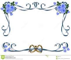 Blue Wedding Borders Clipart Clipart Wedding Invitations Borders Wedding Borders Wedding Card Design