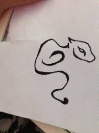 Pen Drawing Of A Simple Baby Dragon Dragon Line Drawing Baby Dragon Tattoos Dragon Drawing