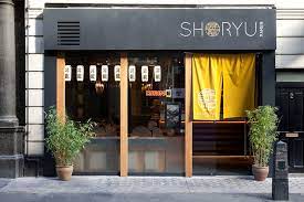 Every time we come, we order the spicy pork bone noodle soup and the truffle fries are very good. Soho Shoryu Ramen